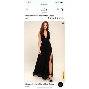 Lulu’s Formal black dress